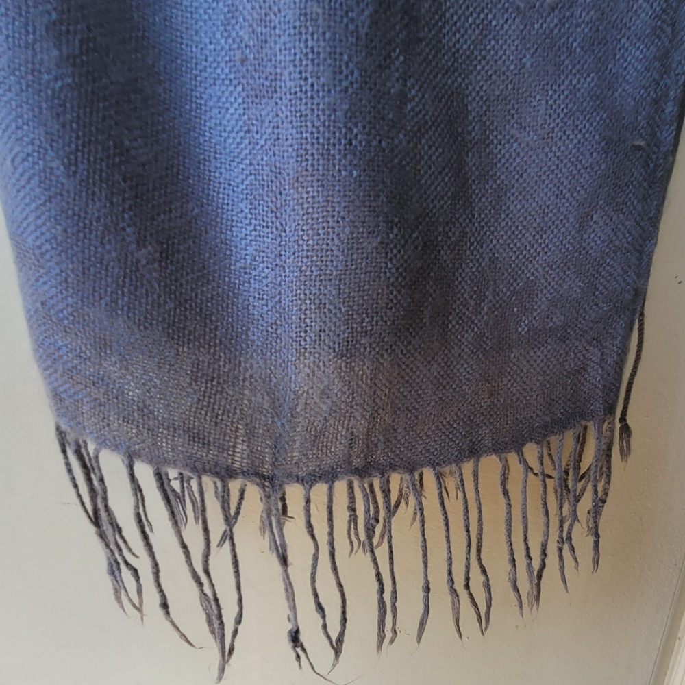 Grey Wool Shawl - image 2